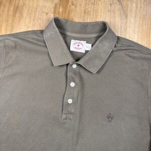 Brooks Brothers Red Fleece Short Sleeve Performance Polo Shirt Mens XL Green